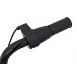 Elektrická motorka Chopper Warrior - čierna